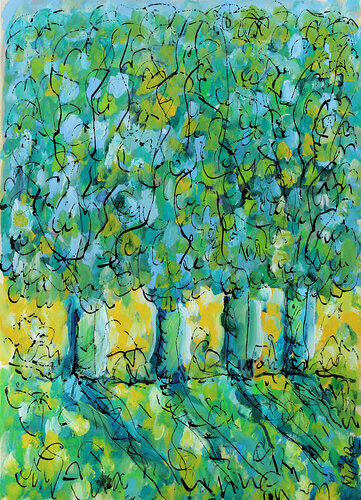 Sentiments by Jean Mirre, Painting for Sale on Singulart