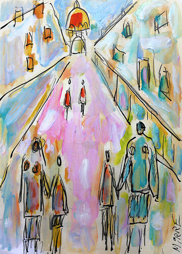 Rue du Cœur di Jean Mirre, Pittura in vendita su Singulart