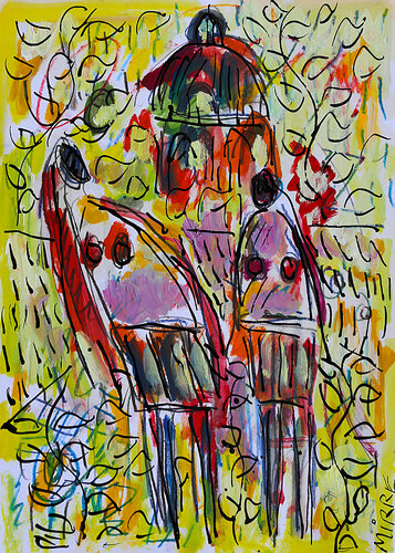 Doctorantes par Jean Mirre, Peinture en vente sur Singulart