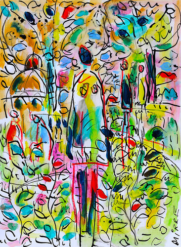 Post modern free world van Jean Mirre, Schilderij te koop op Singulart