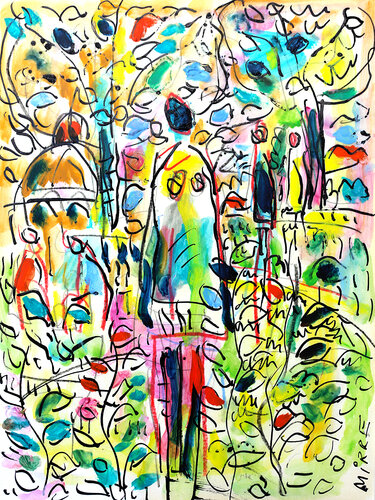 Post modern free world by Jean Mirre, Painting for Sale on Singulart