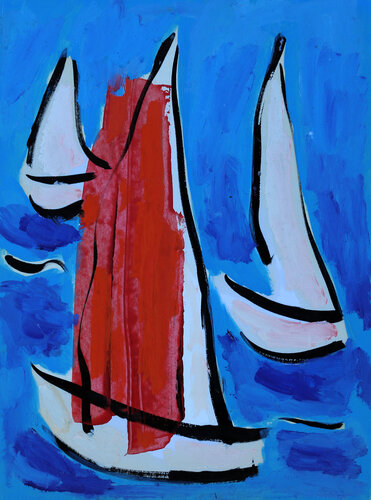 Les flots bleus de Jean Mirre, Pintura a la venta en Singulart