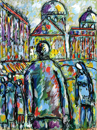 Italie di Jean Mirre, Pittura in vendita su Singulart