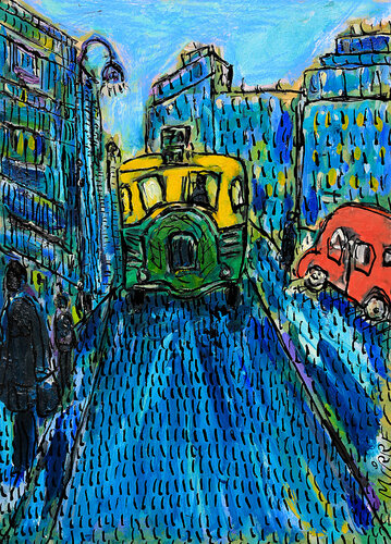 Ligne 70 di Jean Mirre, Pittura in vendita su Singulart