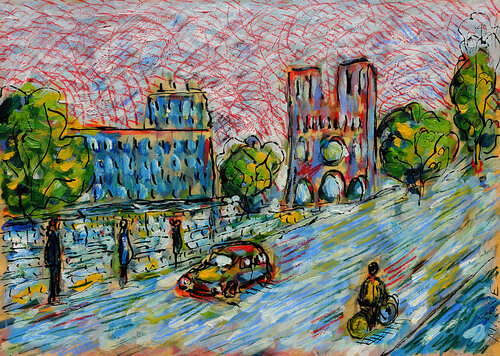 Maillot jaune di Jean Mirre, Pittura in vendita su Singulart