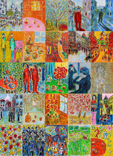 Couleurs et vie par Jean Mirre, Peinture en vente sur Singulart