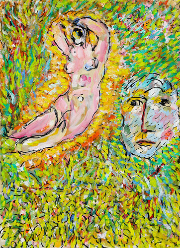 Gaïa van Jean Mirre, Schilderij te koop op Singulart