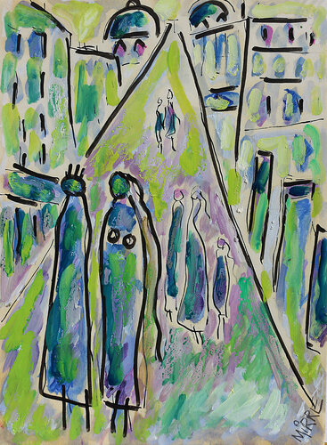 La rue de Jean Mirre, Pintura a la venta en Singulart