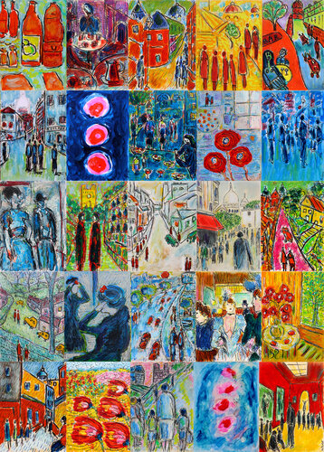 Galaxie Colza von Jean Mirre, Malerei kaufen auf Singulart