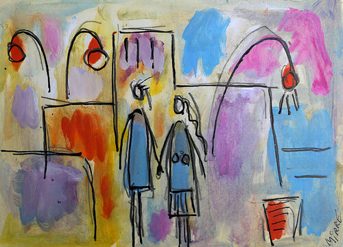 Premier mai van Jean Mirre, Schilderij te koop op Singulart