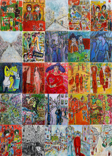 Born to be snow di Jean Mirre, Pittura in vendita su Singulart