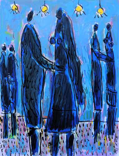 Cha cha by Jean Mirre, Painting for Sale on Singulart