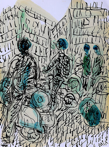 Scoots van Jean Mirre, Schilderij te koop op Singulart