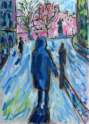 Statue équestre di Jean Mirre, Pittura in vendita su Singulart