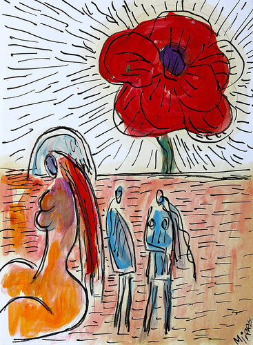 Eclosion par Jean Mirre, Peinture en vente sur Singulart