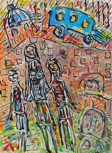 Back to school von Jean Mirre, Malerei kaufen auf Singulart