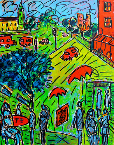 Liberté Paris par Jean Mirre, Peinture en vente sur Singulart