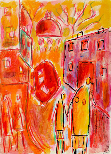 Rue Soufflot di Jean Mirre, Pittura in vendita su Singulart