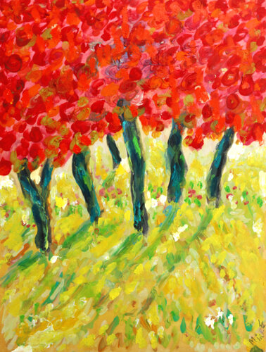 Brocéliande by Jean Mirre, Painting for Sale on Singulart