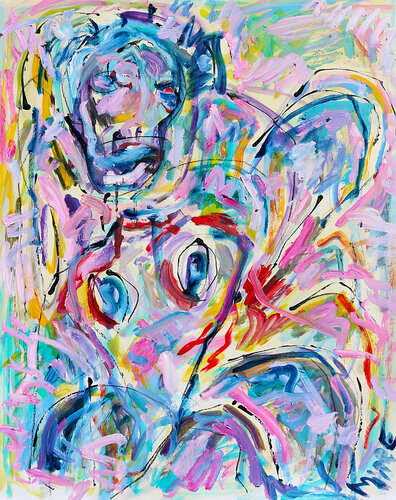 Lady speaking von Jean Mirre, Malerei kaufen auf Singulart