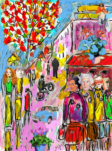 Grand magasin von Jean Mirre, Druck kaufen auf Singulart