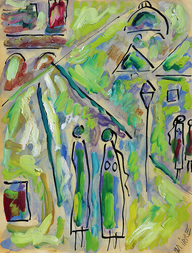 Deux couples von Jean Mirre, Malerei kaufen auf Singulart