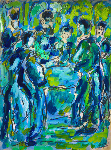 Nativité di Jean Mirre, Pittura in vendita su Singulart
