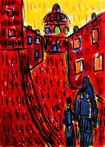 Apprentie di Jean Mirre, Pittura in vendita su Singulart