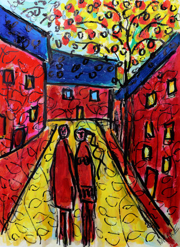 New love von Jean Mirre, Malerei kaufen auf Singulart