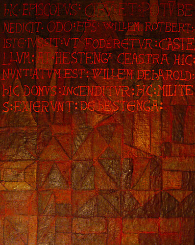 Hic episcopus by Jean Mirre, Painting for Sale on Singulart