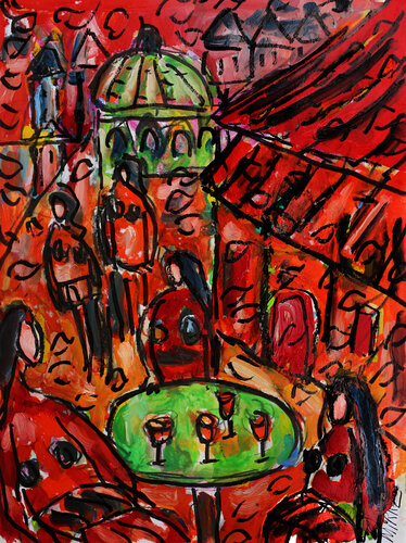 Refaire le monde by Jean Mirre, Painting for Sale on Singulart