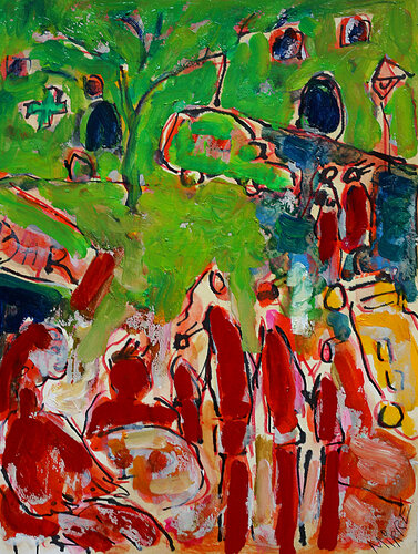 Rue Mademoiselle di Jean Mirre, Pittura in vendita su Singulart