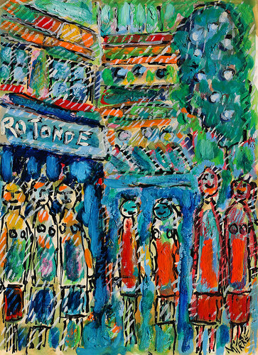 La Rotonde di Jean Mirre, Pittura in vendita su Singulart