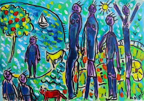 Fertilité di Jean Mirre, Pittura in vendita su Singulart