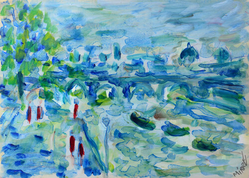 Louvre et Seine van Jean Mirre, Schilderij te koop op Singulart