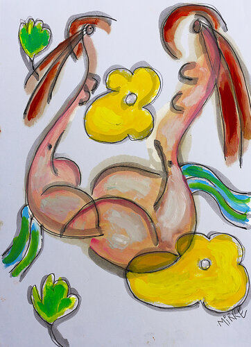Summertime par Jean Mirre, Peinture en vente sur Singulart