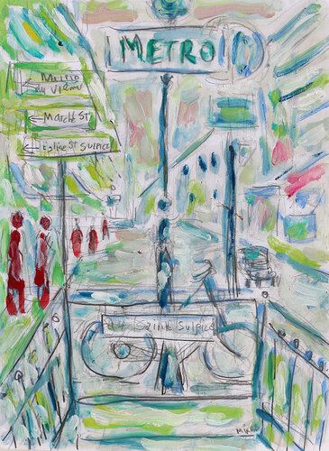 St Sulpice di Jean Mirre, Pittura in vendita su Singulart