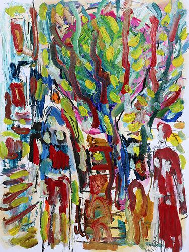 Cecily Street di Jean Mirre, Pittura in vendita su Singulart