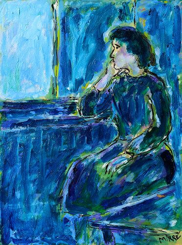 L'attente de Jean Mirre, Obra en papel a la venta en Singulart