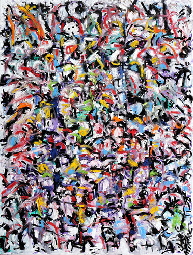 City Jazz par Jean Mirre, Peinture en vente sur Singulart