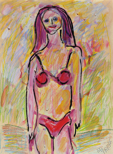 Benidorm par Jean Mirre, Peinture en vente sur Singulart