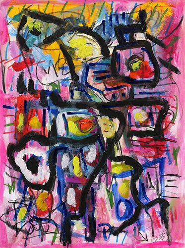 Drama van Jean Mirre, Schilderij te koop op Singulart