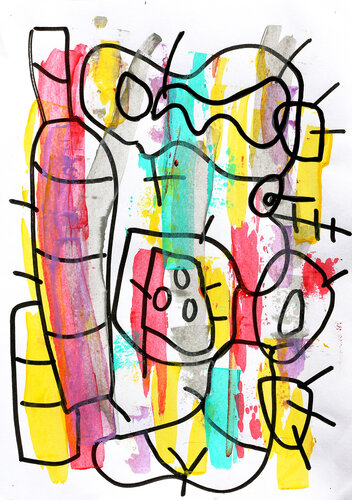 Beaux Arts ménagers van Jean Mirre, Schilderij te koop op Singulart