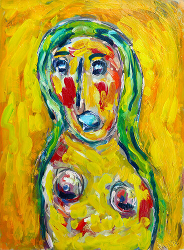 L'autre cri van Jean Mirre, Schilderij te koop op Singulart
