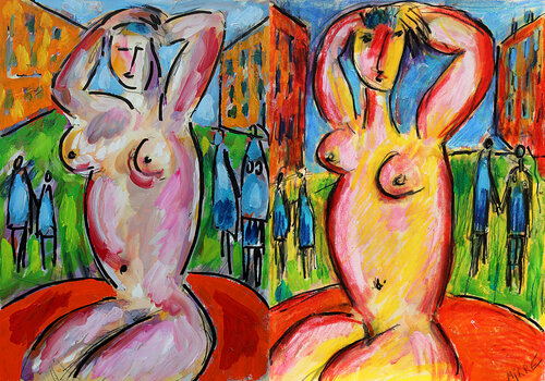 Rock Star + Bri di Jean Mirre, Pittura in vendita su Singulart
