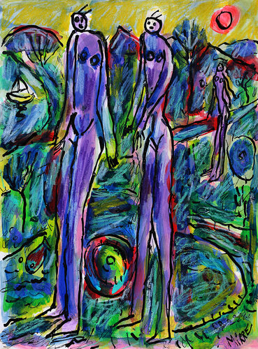 La roue van Jean Mirre, Schilderij te koop op Singulart