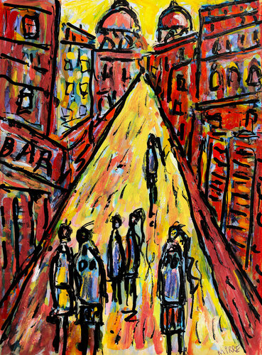 Rue Jadis by Jean Mirre, 絵画 for Sale on Singulart