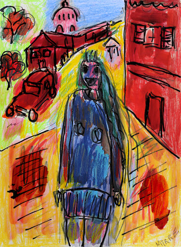 Miss Pigalle par Jean Mirre, Peinture en vente sur Singulart