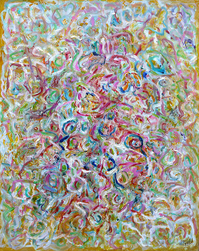 Le pouvoir des lignes van Jean Mirre, Schilderij te koop op Singulart