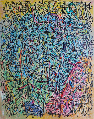 Crypted message van Jean Mirre, Schilderij te koop op Singulart